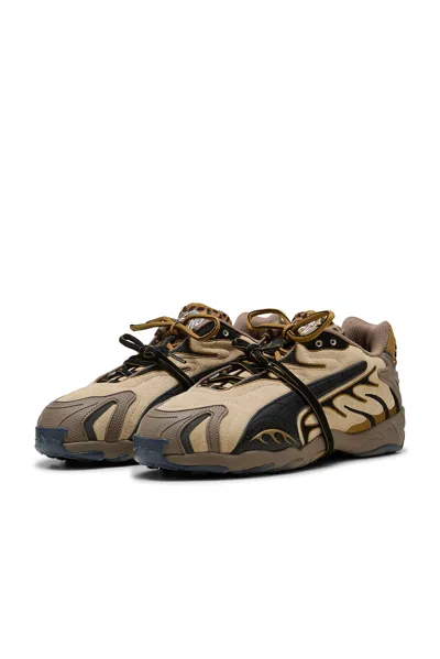 Puma Animal Print Trainers In Brown