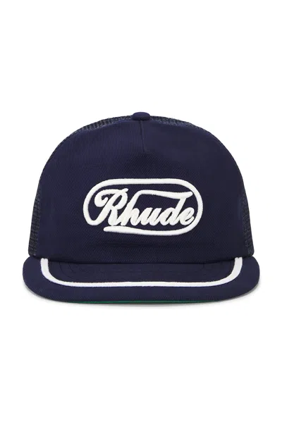 Rhude Patch Trucker Hat In Brown