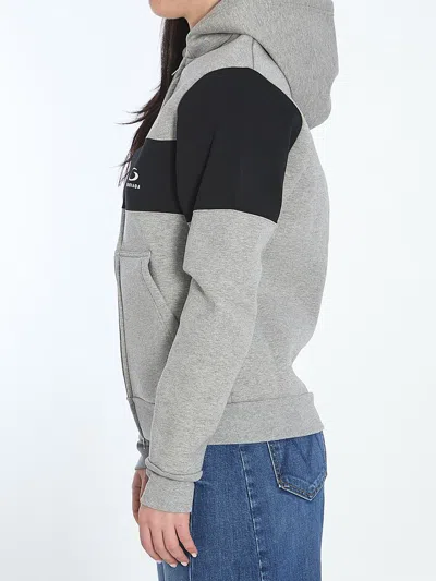Balenciaga Loop Sports Icon Zip-up Sweatshirt In Gray