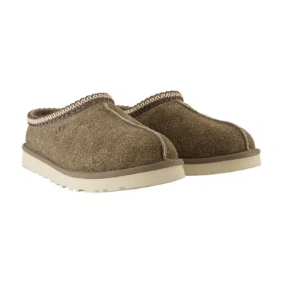 Ugg M Tasman Shaggy Mules In Brown