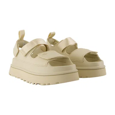 Ugg Goldenglow Platform Sandals In Neutral