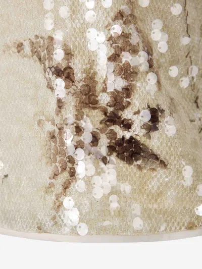 Peserico Lurex Sequin Top In Neutral