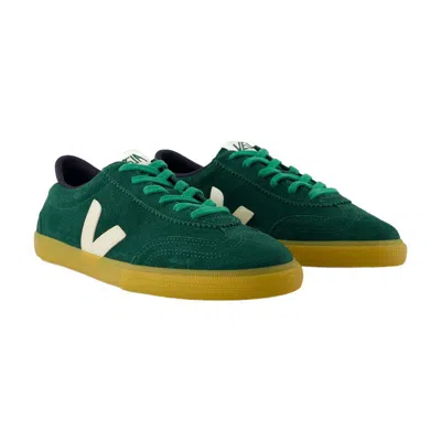 Veja Bold Suede Golf Pierre Sneakers In Green