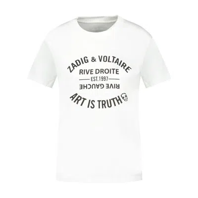 Zadig & Voltaire Zadig&voltaire Walk Ico Blason Eco T-shirt In White