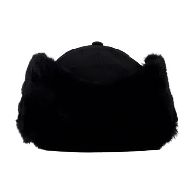 Y-3 Polyester Hats In Black