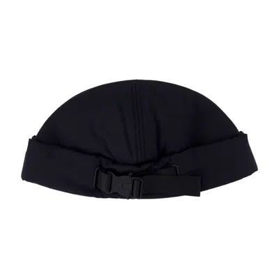 Y-3 Adjustable-cuff Beanie In Black