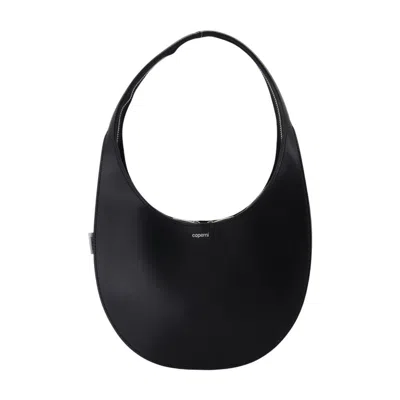 Coperni Medium Soft Swipe Leather Shoulder Bag In Black