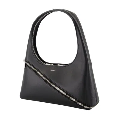 Coperni Zip Baguette Bag In Black