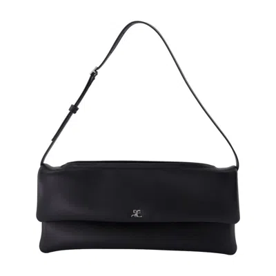 Courrèges Courreges Wrist Clutch In Black