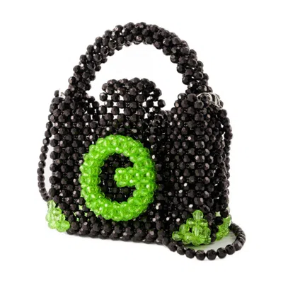 Germanier Bead-embellished Tote Bag In Black