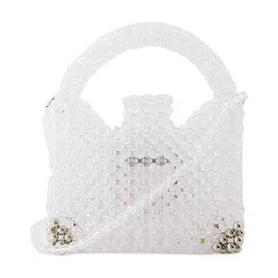 Germanier Bead-embellished Tote Bag In White