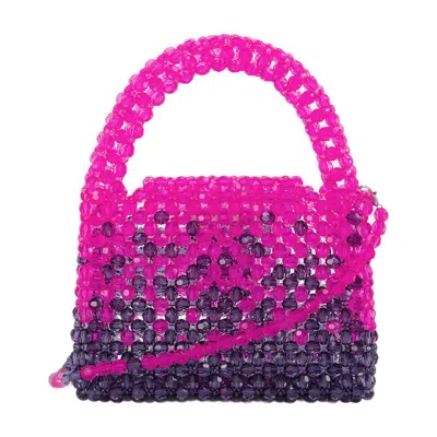 Germanier Bead-embellished Mini Tote Bag In Multi