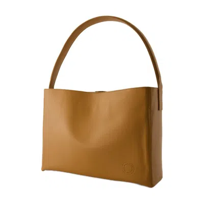 Ines De La Fressange Bottega Veneta Sling Veneto Bag In Brown