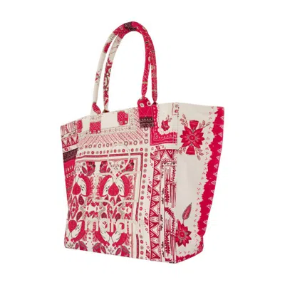 Isabel Marant Floral Print Dual Handles Tote Bag In Multi