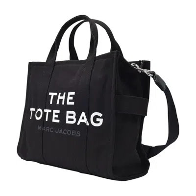 Marc Jacobs The Medium Tote Bag In Canvas In Black