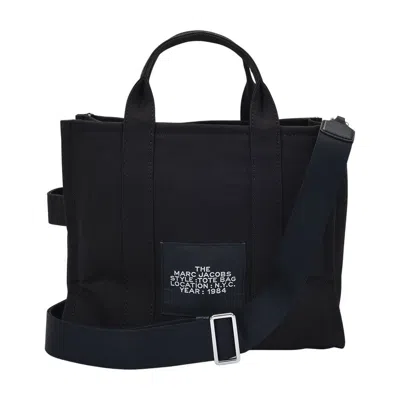 Marc Jacobs The Medium Tote Bag In Canvas In Black
