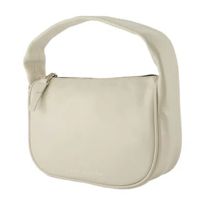 Marc Jacobs Pushlock Mini Hobo Bag In White