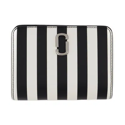 Marc Jacobs The Mini Compact Wallet In Black