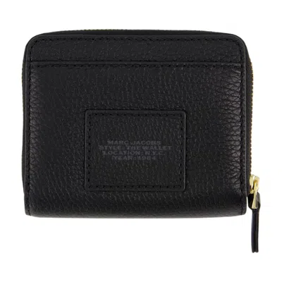 Marc Jacobs The Mini Compact Wallet In Black