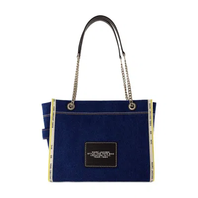 Marc Jacobs Medium 'tote' Denim Bag In Blue