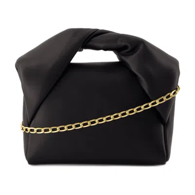 Jw Anderson Small Twister Crossbody In Black