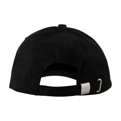 Kenzo Baseball Hat With Logo In Black
