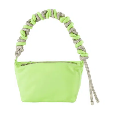 Kara Phone Cord Hobo Bag In Green