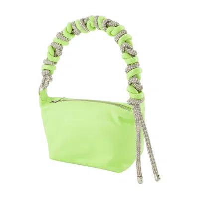 Kara Phone Cord Hobo Bag In Green