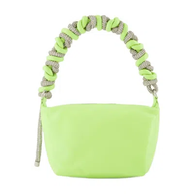 Kara Phone Cord Hobo Bag In Green