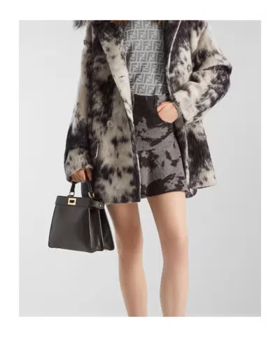 Fendi Small Peekaboo Iseeu Leather With Cavallino Lining Bags In Brown