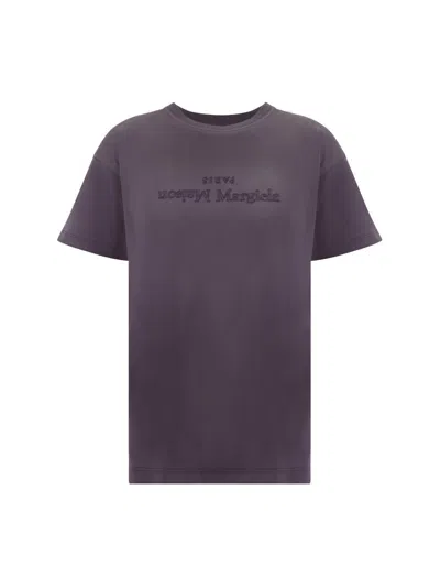 Maison Margiela Sophisticated T-shirt With Unique Design And High-quality Craftsmanship In Purple