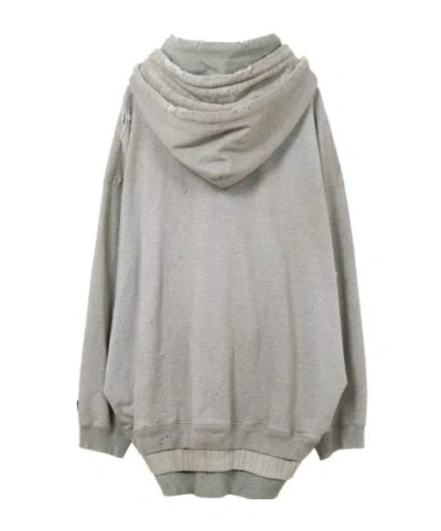 Miharayasuhiro Triple-layered Hoodie In Gray