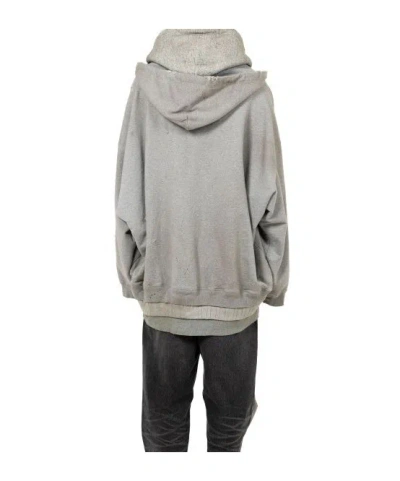 Miharayasuhiro Triple-layered Hoodie In Gray