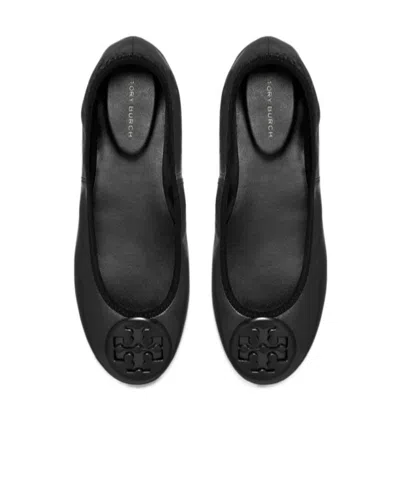 Tory Burch Leather Reva Travel Ballet Flats In Multi