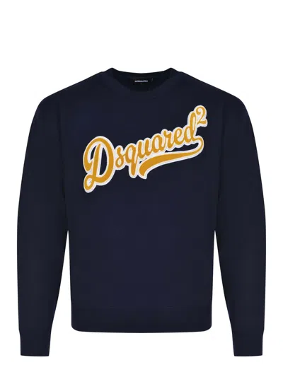 Dsquared2 Sweater In Blue