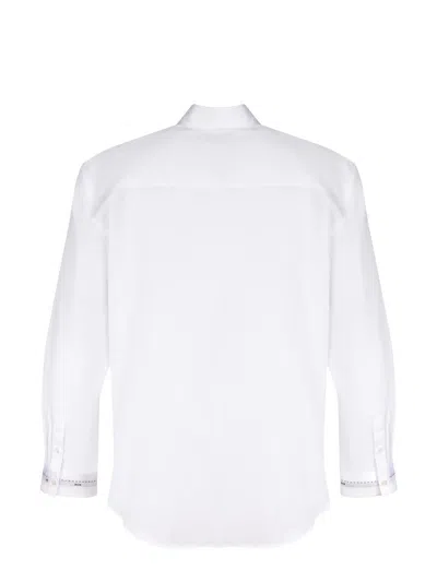 Msgm Shirt Made Of Cotton In Animal Print