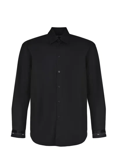 Msgm Shirt Made Of Cotton In Black