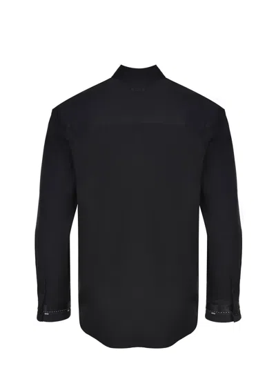 Msgm Shirt Made Of Cotton In Black