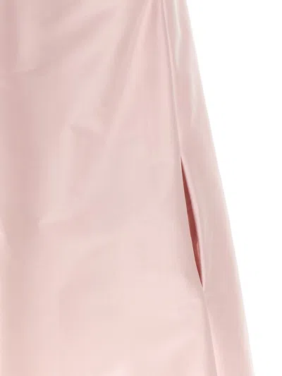 Bernadette Winnie Bow-embellished Taffeta Mini Dress In Pink