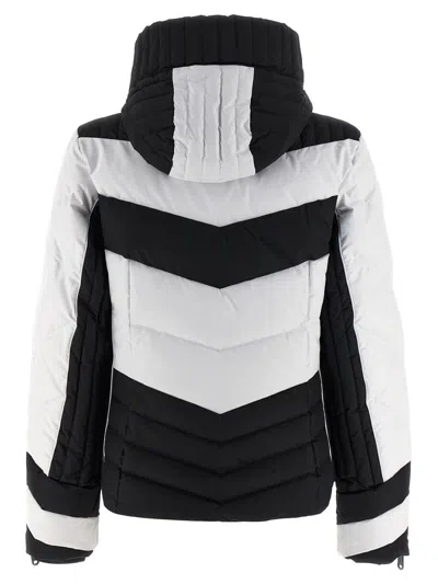 Goldbergh Valanga Quilted Hooded Ski Jacket In Multi