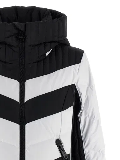 Goldbergh Valanga Quilted Hooded Ski Jacket In Multi