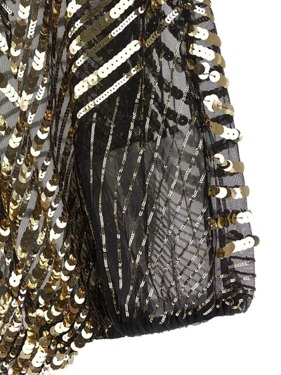 Pucci Sheer Blouse With Long Sleeves And Sequins In Black