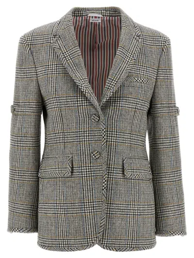 Thom Browne Prince Of Wales Blazer In Multi