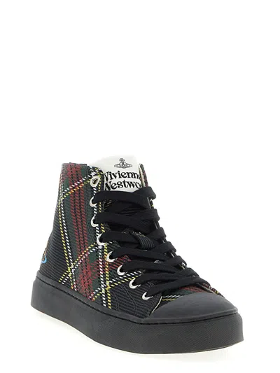 Vivienne Westwood High-top Rubber Sole Sneakers In Multi