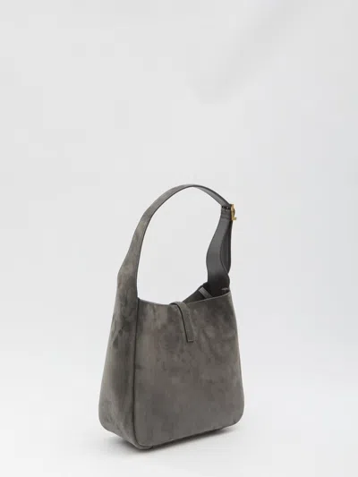 Saint Laurent Le 5 À 7 Small Bag In Gray