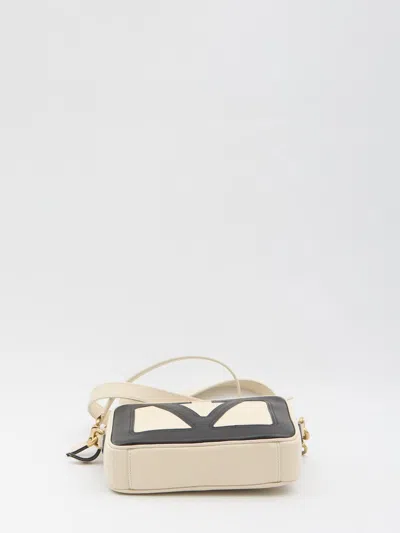 Valentino Garavani Ivory Nappa Leather Viva Superstar Crossbody Bag In Multi