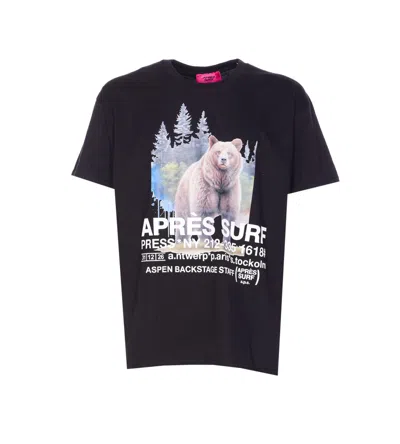 Après Surf Makalu Crewneck T-shirt In Black
