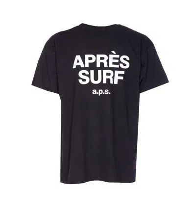 Après Surf Makalu Crewneck T-shirt In Black