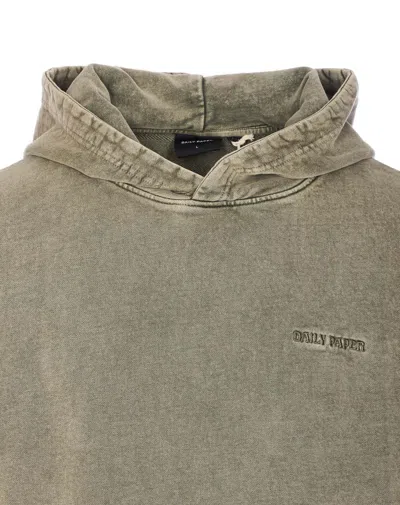 Daily Paper Dias Washed Hoodie In Green