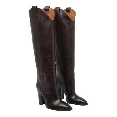 Paris Texas Lavinia Western Boots In Brown